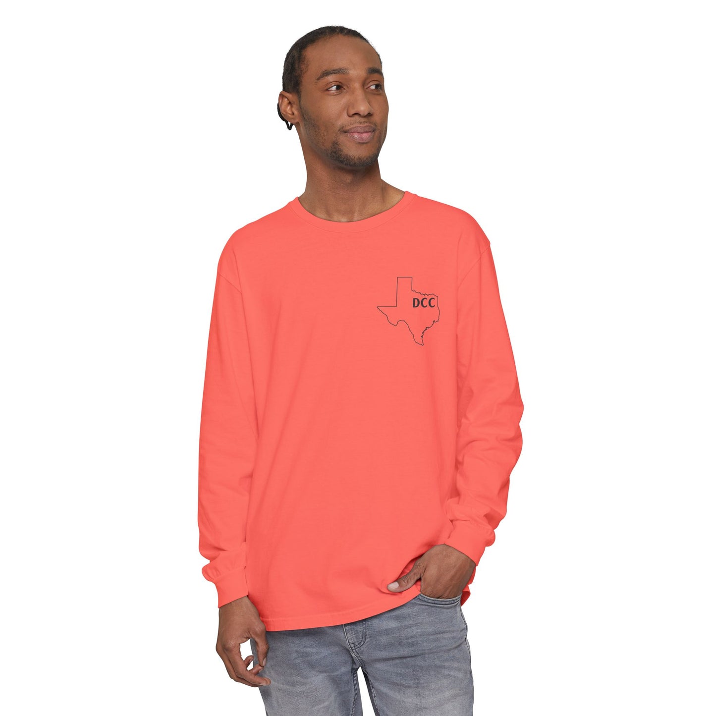 Unisex Garment-dyed Long Sleeve T-Shirt